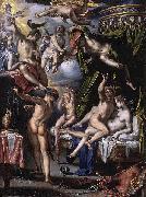 Joachim Wtewael Mars and Venus Surprised by Vulcan. Spain oil painting artist